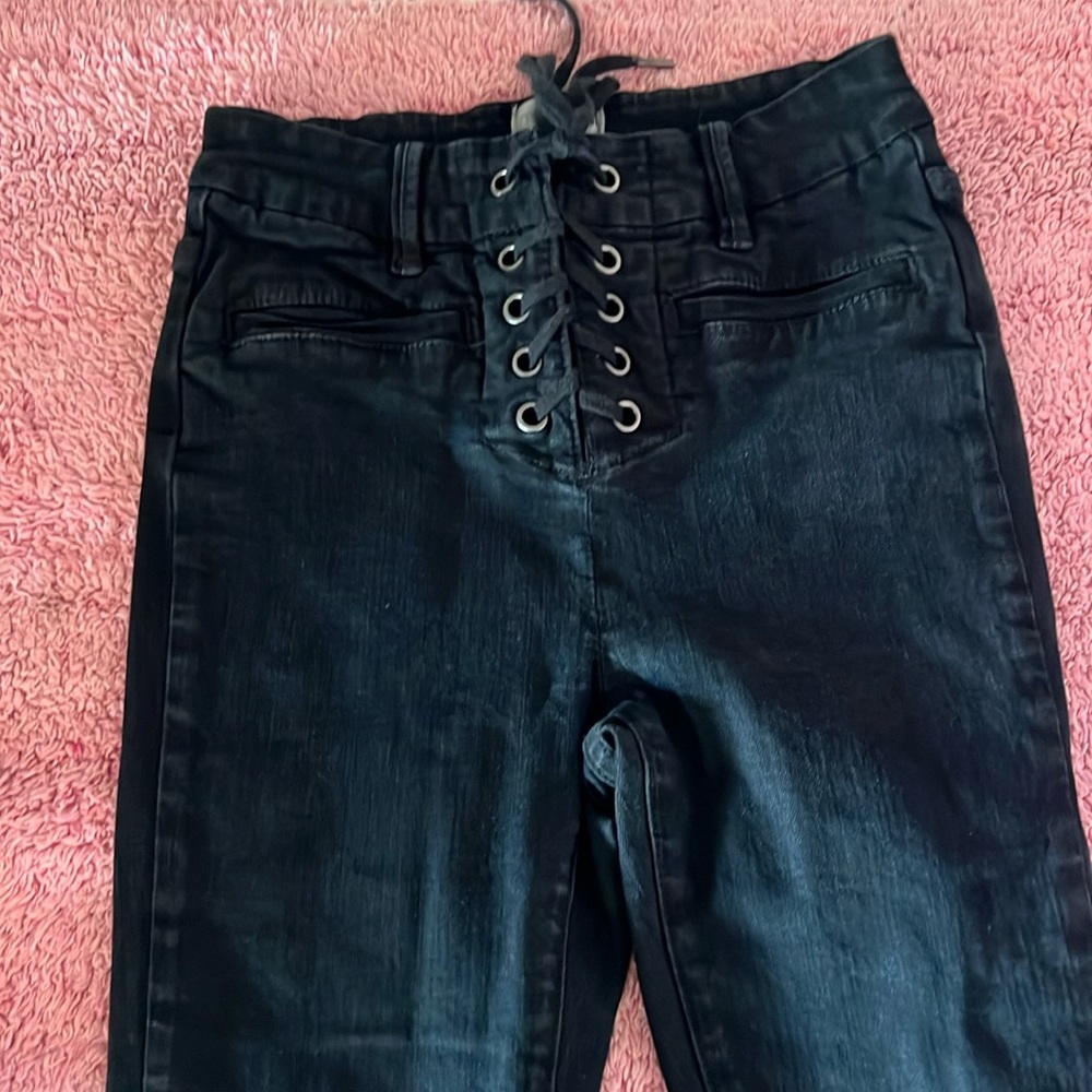 Amuse Society Lace Up Jeans